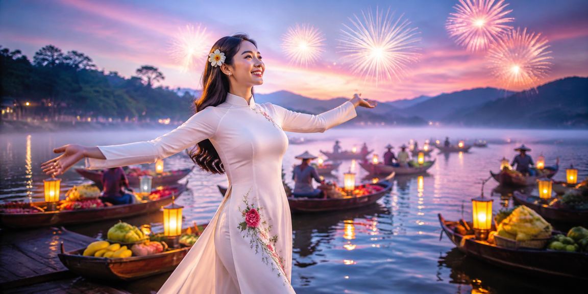 Không khí lễ hội Đà Lạt kết hợp trải nghiệm đặt lô đề trực tuyến tại 1gom